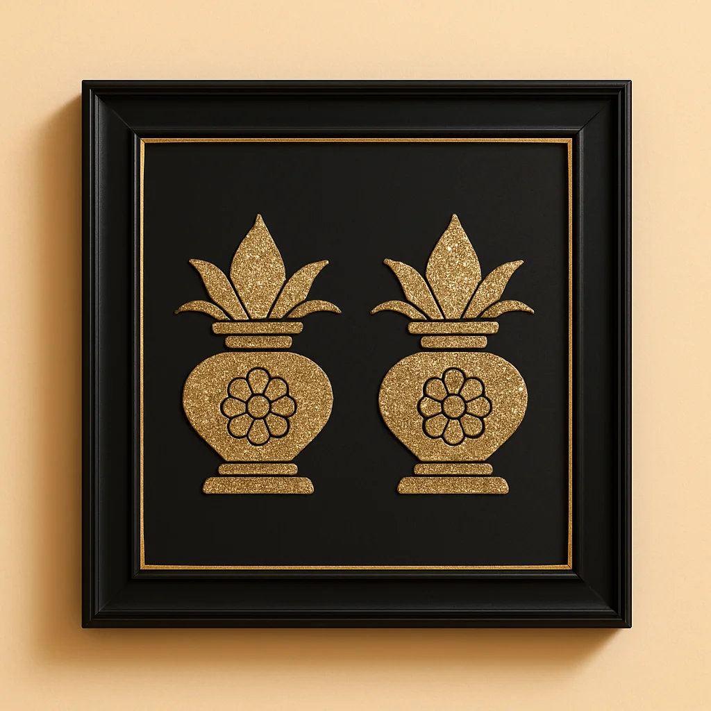 Shubh Labh on Raw Pyrite Frame