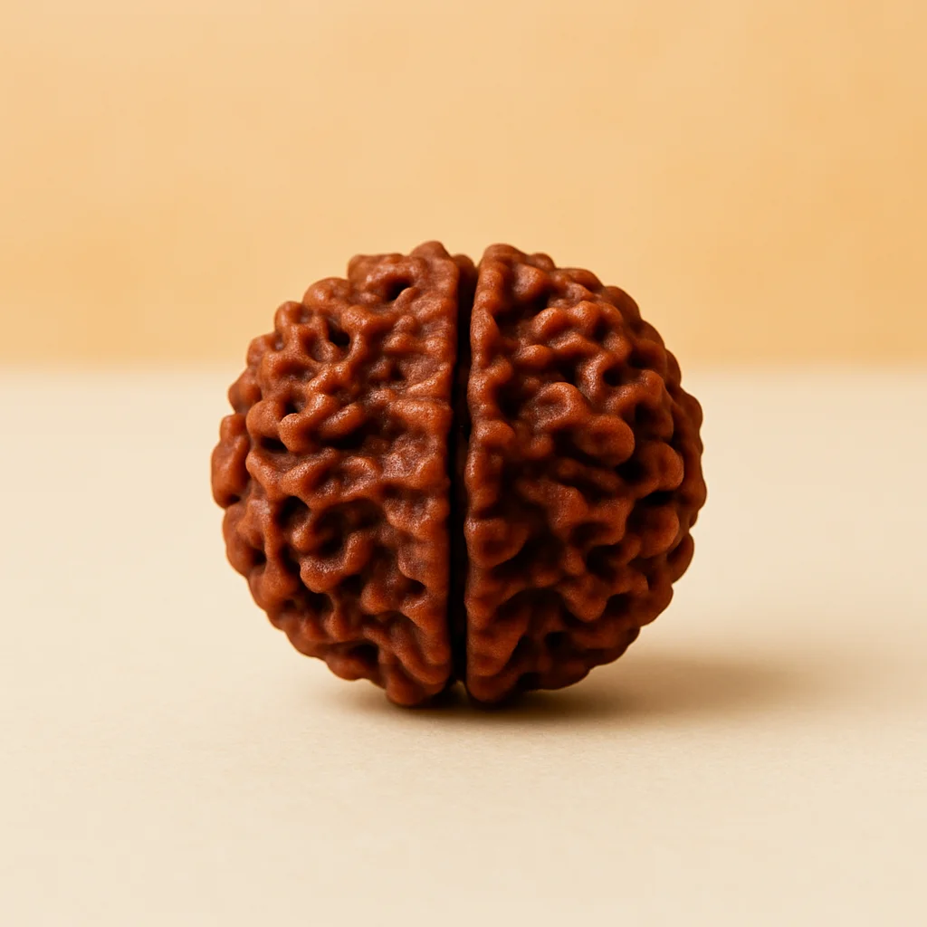 Nepal Origin 2 Mukhi Rudraksha - 17mm to 22mm